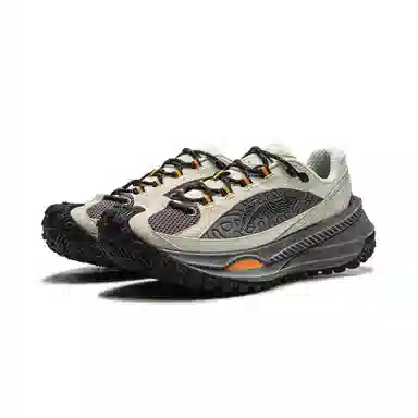 中国李宁 休闲舒适减震耐磨 低帮跑步鞋 男女同款 白灰