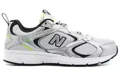 New Balance 408 White Silver Black