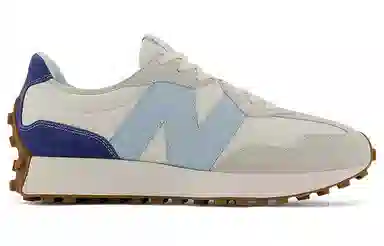 STAUD x New Balance 327 White Blue