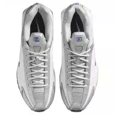 Nike Shox R4 Metallic Silver Racer Blue
