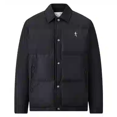 与狼共舞 潮流时尚翻领羽绒服 男款