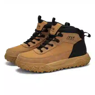 JEEP SPIRIT Outdoor Waterproof Boots Yellow
