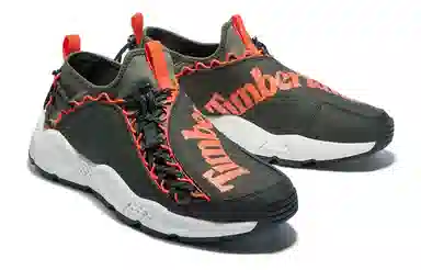 Timberland Low Top Running Shoes Black Green