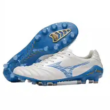 Mizuno Football Shoes White Blue
