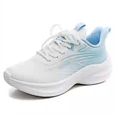 HUANQIU Classic Low Top Sneakers White Blue