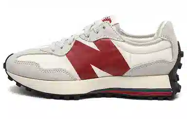 New Balance 327 White Blue Red