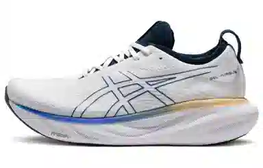 Asics GEL-Nimbus 25 White Black Blue Orange