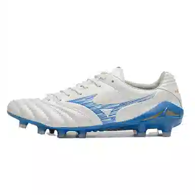 Mizuno Football Shoes White Blue