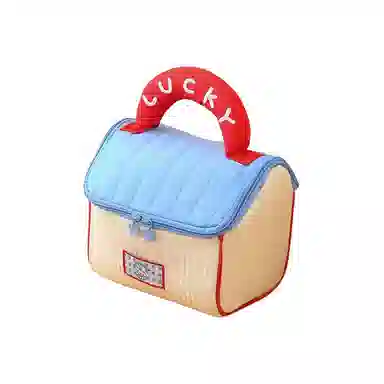 米甜兔 升级款小屋房子化妆包大容量手提洗漱包收纳包