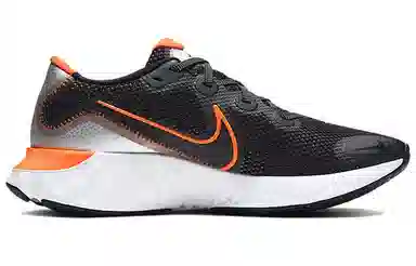 Nike Renew Run Black Orange