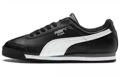 PUMA Roma Basic Black White
