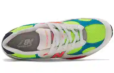 New Balance 992 White Blue Green