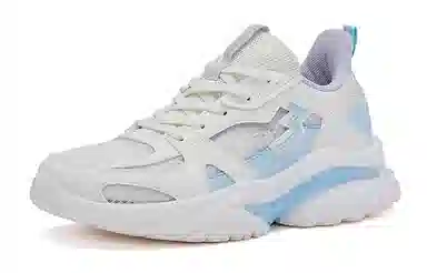 361° Retro Low Running Shoes White Blue