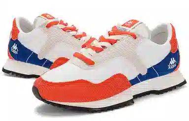 Kappa Retro Low White Red