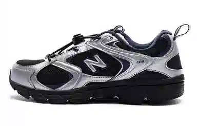 New Balance 408 Black Silver Blue