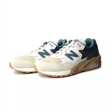 New Balance 580 Beige/White/Dark Grey/Green