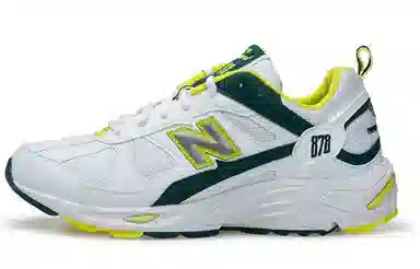 New Balance 878 White Green Yellow