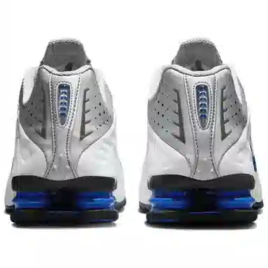 Nike Shox R4 Metallic Silver Racer Blue