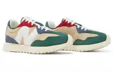 New Balance 327 Green Blue Red