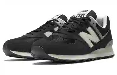 New Balance 574 Black Grey White