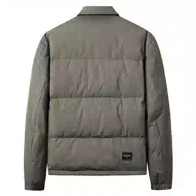 与狼共舞 潮流时尚翻领羽绒服 男款