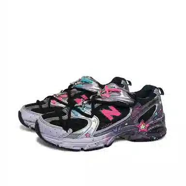 New Balance 530 Black Silver Purple