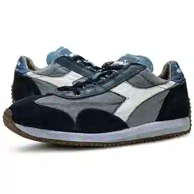 Diadora Equipe H Dirty Stone Wash Evo Blu Nebbia