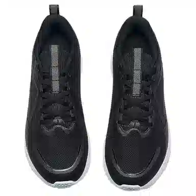 特步 减震回弹耐磨 低帮跑步鞋 男款 黑白