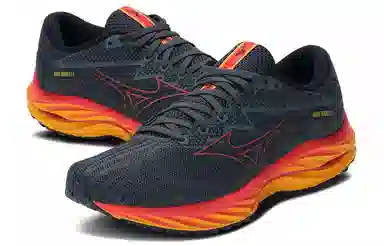 Mizuno Wave Rider 27 Grey Orange