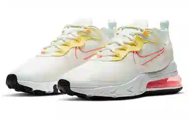 Nike Air Max 270 React White Yellow Pink