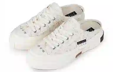 xVESSEL G.O.P. Slip On "White Tweed"