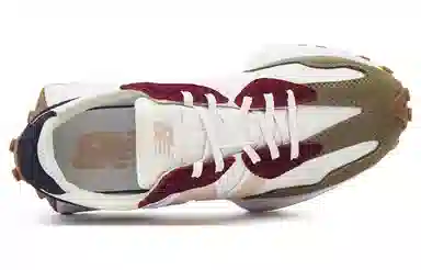 New Balance 327 White Green Red