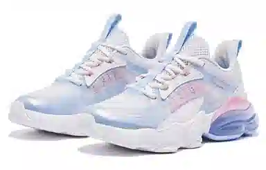 Jordan Running Shoes White Blue Pink
