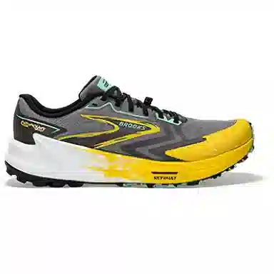 Brooks Catamount Lemon Yellow Grey