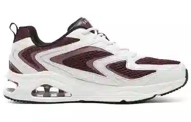 Skechers Low Top Running Shoes White Red