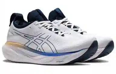 Asics GEL-Nimbus 25 White Black Blue Orange