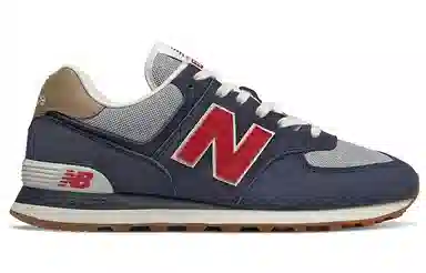 New Balance 574 Night Blue Red