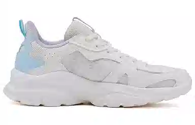 361° Retro Low Running Shoes White Blue