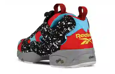 Reebok Instapump Fury Black Red Blue