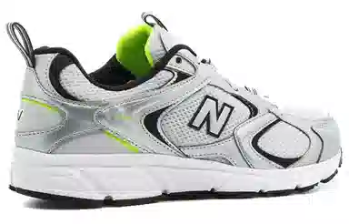 New Balance 408 White Silver Black