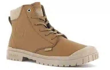 Palladium Pampa Sp20 Cuff Leather Brown Khaki