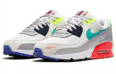 Nike Air Max 90 White Green Red