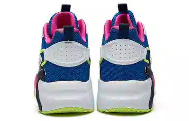 361° High-Top Basketball Shoes White Blue