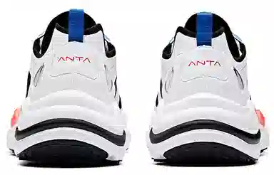 Anta Lifestyle Retro Running Shoes White Black Red
