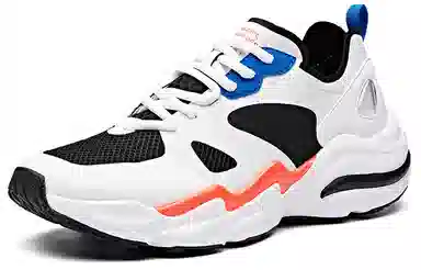 Anta Lifestyle Retro Running Shoes White Black Red