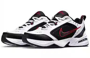 Nike Air Monarch 4 White Black Varsity Red