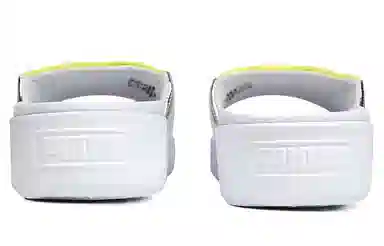 PUMA Platform Slide White