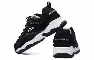 Mihara x Fila Low Sneakers Black
