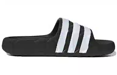 adidas Adilette 22 Black White