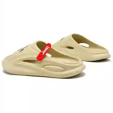 Jeep Slide Sandals Beige